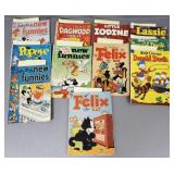 11 vintage Golden Age, etc comics incl Disney,