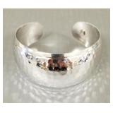 Sterling silver Italy cuff bracelet- 24.5g,