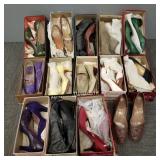 Group vintage ladies shoes mostly sz 7- worn