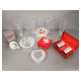 Gp crystal, etc. incl Baccarat tray, etc.