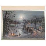 Signed & #'d Jessie Barnes print 'When Snowflakes