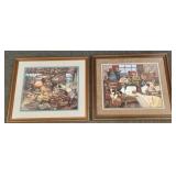 2 signed & #'d Charles Wysocki prints-