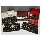 Lg collection vintage mens jewelry incl cufflinks,
