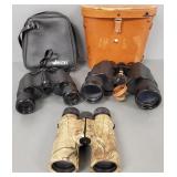 3 pr. binoculars incl Nikon 8x42, Holiday 7x50 &