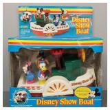 Vintage Disney battery op showboat toy in box-