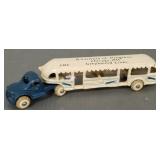 Arcade cast iron Century of Progress bus- 7 1/2'L