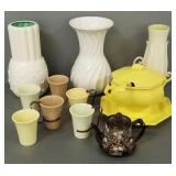 Gp Red Wing, etc. vintage pottery