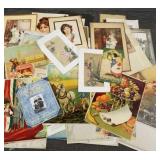 Gp antique & vintage lithos, calendars, etc.