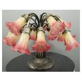 Antique style 15 light tulip lamp- 16 1/2'H 26'W