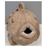 Lg cement fish lantern- 10'H 14'W