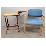 2 vintage office furniture pieces: chair &