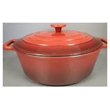 Cooks enameled cast iron Dutch oven- 16'L