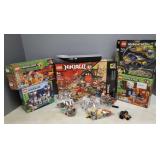 5 Lego sets- unassembled w/ boxes- Minecraft,