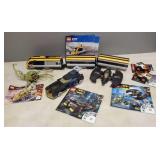 Gp Legos incl trains, Batman, etc. w/ booklets