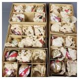 Approx 25 Lg vintage glass Christmas ornaments