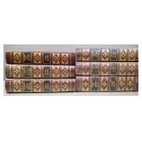 6 volume leather bound book set- Jefferson and His