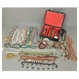 Lg Gp ethnic & stone beaded, etc. jewelry incl.