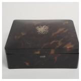 Antique hinged box w/ silver Pallavicini family