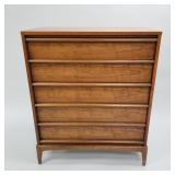 Lane Rhythm 5-drawer walnut dresser- 43 1/2'H 36'W