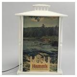 Hamm's lighted advertising plastic sign (as seen-