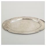 Cellini Craft hand wrought sterling oval tray-