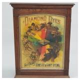 Diamond Dyes advertising oak cabinet 'Evolution of