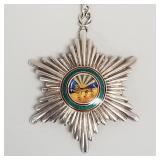 Silver & enamel Arthus Bertrand Paris lion &