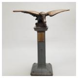 Antique cast iron eagle from ships pilot house on