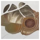 D Munz pencil signed & numbered 59/300 abstract