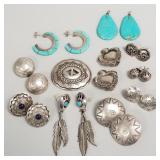 Group Southwest, etc silver jewelry mostly