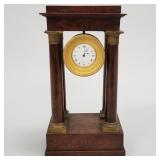 Antique Lopin French Empire pillar clock w/