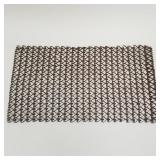 Old metal door mat with heart motif- 21 1/2' x 37'