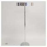 Mid-century chrome plated floor lamp- 48 3/4'H