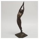Antique Harriet W. Frishmuth 'Extase' bronze