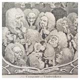 W. Hogarth 18th century framed engraving 'The