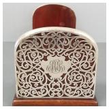 Sterling silver Black Starr & Frost folding book