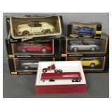8- 1:18 scale etc. die cast cars- MIB incl Porsche