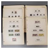 Vintage U.S. stamp album with early, etc stamps