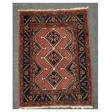 Handmade oriental rug- 4 1/2' x 3 1/2'