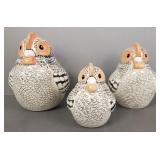 3 Enesco Japan chicken canisters- 7 1/2' tallest