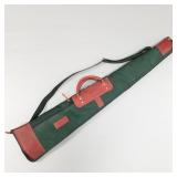 J.W. Hulm canvas & leather gun case 47 1/2'L