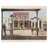 James Otis Burnley, Hudson, WI signed oil painting