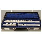 Artley silver flute in case- approx. 14 toz. total