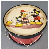1930's Disney Mickey Mouse Donald Duck drum-