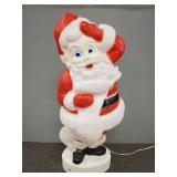 Vintage blow mold Santa- 43'H