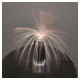 Mid-century fiber optic rotating lamp- 13'H