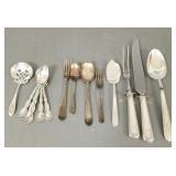 Gp asst sterling silver flatware, etc- 10 toz