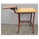 Vintage industrial rolling stand- 29'H 29'W 14'D