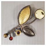 Signed A. Schechter artisan sterling silver, etc