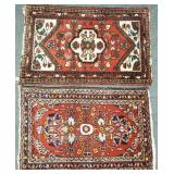 2 handmade oriental rugs- 2'6' x 4'